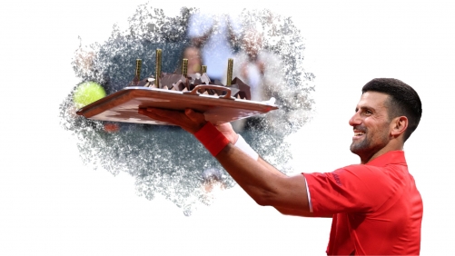 Djokovic celebrates 37th birthday with 1,100th win Djokovic celebrates 37th birthday with 1,100th win