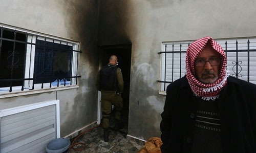 Fire hits home of witness to arson that killed Palestinian family Fire hits home of witness to arson that killed Palestinian family