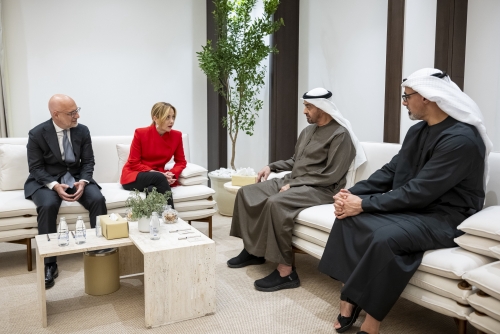 UAE President, Italian PM Discuss Regional Security and Iran Conflict UAE President, Italian PM Discuss Regional Security and Iran Conflict