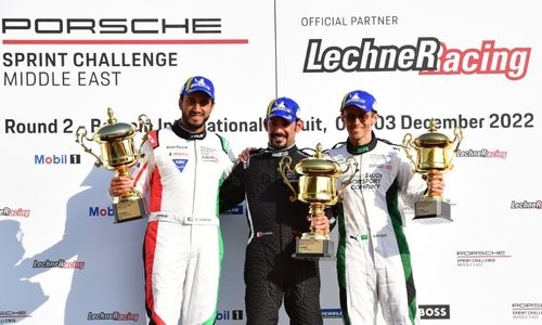Levi scores impressive Porsche double