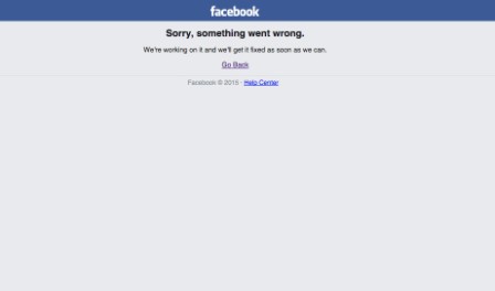 Facebook down for second time in a week