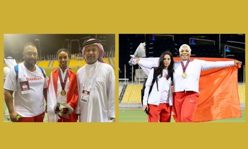 Bahrain capture double gold