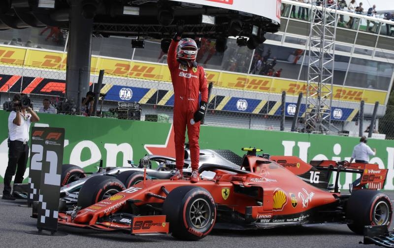 Leclerc grabs Monza pole