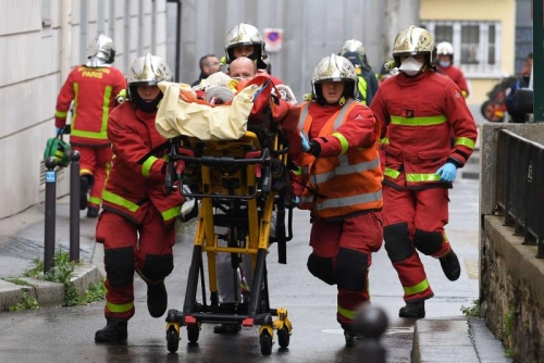 Two stabbed near Charlie Hebdo’s old offices