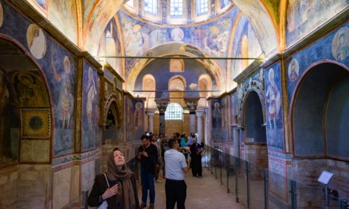 Erdogan opens former church to Muslim worshippers Erdogan opens former church to Muslim worshippers