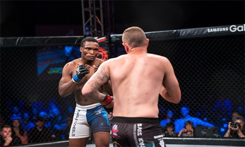 Mzwandile Hlongwa to take on Dom Schober at BRAVE CF 44, Bahrain Mzwandile Hlongwa to take on Dom Schober at BRAVE CF 44, Bahrain