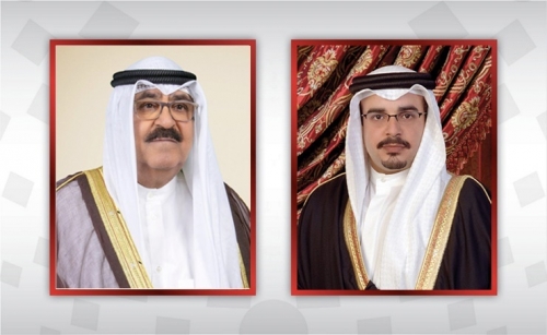 HRH the Crown Prince congratulates the Crown Prince of Kuwait