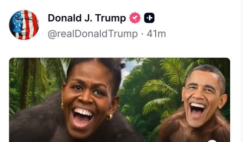 Trump Faces Backlash Over Video Depicting Obamas as Apes