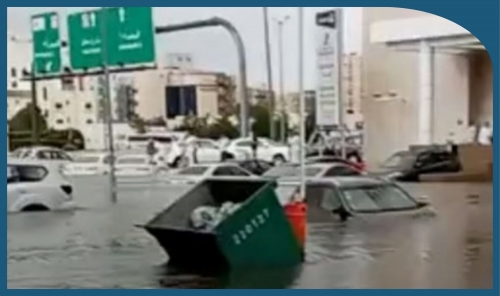 Mother and Child Killed in Flash Floods in Saudi Arabia’s Al Qunfudhah