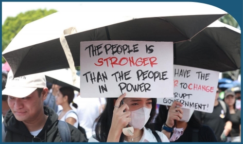 Thousands Rally in Manila Against “Ghost” Infrastructure Scandal