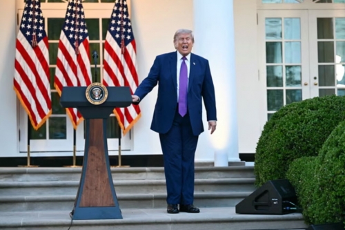 Trump goes on social media conspiracy posting spree