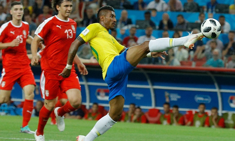 Brazil outclass Serbia to set up Mexico clash Brazil outclass Serbia to set up Mexico clash