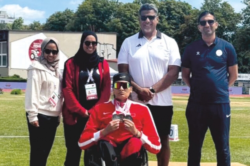 Ruba Al Omari seals Silver Ruba Al Omari seals Silver