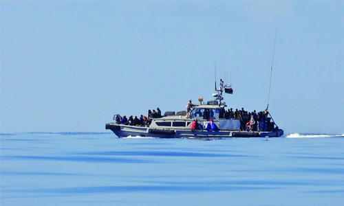 Migrant boat capsizes off Libya 