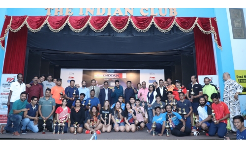 Indian Club conclude badminton doubles tournament Indian Club conclude badminton doubles tournament