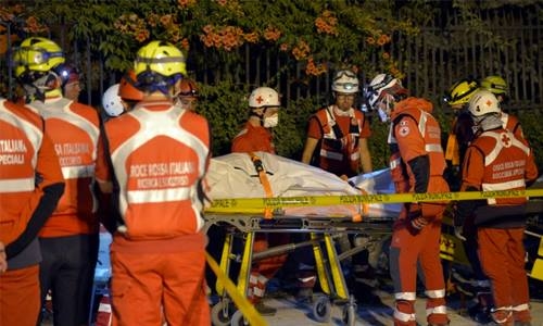 Flags at half mast as Italy mourns earthquake dead