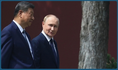 Putin Arrives in China for Talks with Xi on Strategic Ties