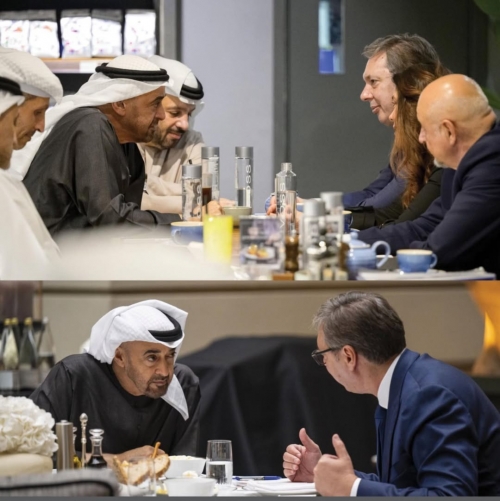 UAE President Shaikh Mohamed holds talks with Serbian leader in Abu Dhabi