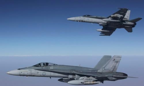 Australia's military suspends air operations over Syria