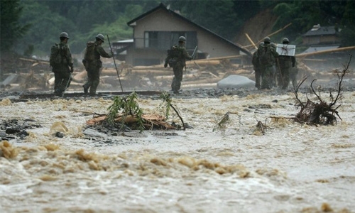 Japan floods death toll rises to 18 Japan floods death toll rises to 18