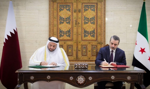 Qatar, Syria Strengthen Ties in Damascus Talks Qatar, Syria Strengthen Ties in Damascus Talks
