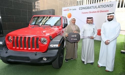 Fatema Al Ghenaim wins the grand prize from Points by NBB Fatema Al Ghenaim wins the grand prize from Points by NBB