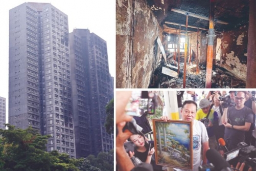 Residents return to ravaged homes months after Hong Kong fire