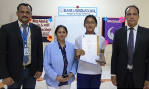 BIS student excel in global exam