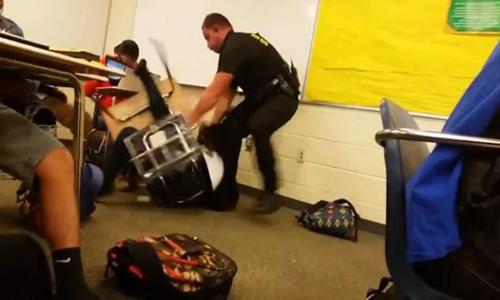 US cop who manhandled black female student is fired