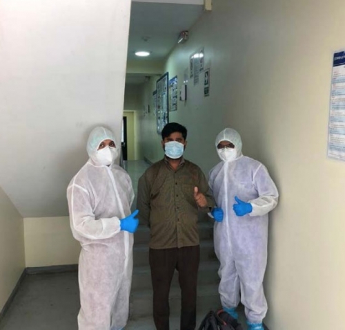 500th COVID-19 patient discharged from Al-Hilal 500th COVID-19 patient discharged from Al-Hilal