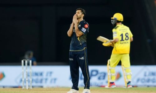 Mohit Sharma’s three-wicket haul helps Gujarat Titans clinch 35-run win over Chennai