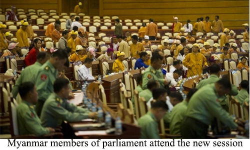 New era dawns as Suu Kyi's party strides into Myanmar parliament New era dawns as Suu Kyi's party strides into Myanmar parliament