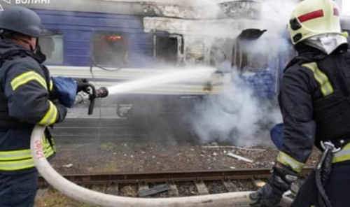 Russian Drone Hits Kyiv-Warsaw Train Near Poland Russian Drone Hits Kyiv-Warsaw Train Near Poland