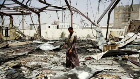 Saudi-led coalition denies bombing Yemen wedding