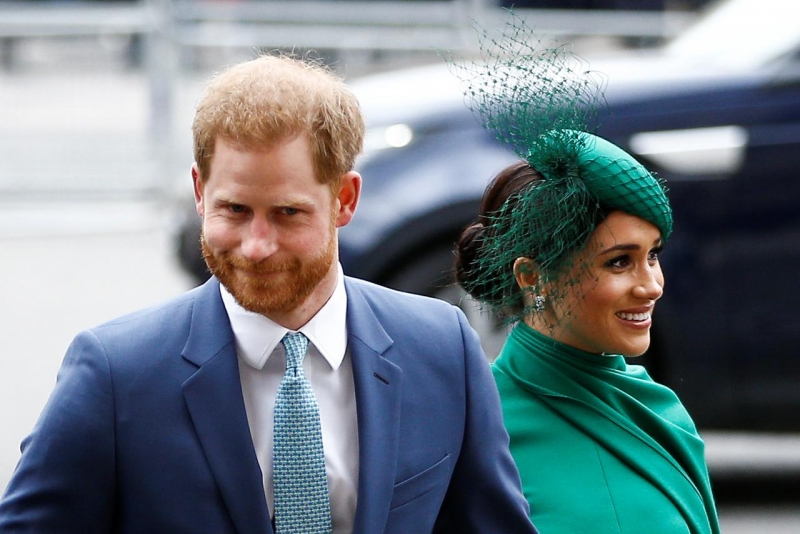 Prince Harry, wife Meghan bid farewell to royal roles