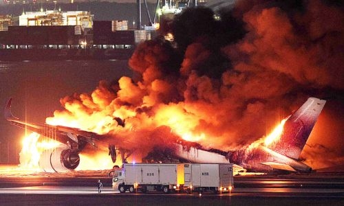 Five dead in Japan plane collision at Tokyo airport