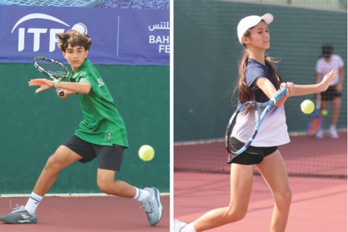Mansouri, Hodaikulieva win U-14 tennis titles