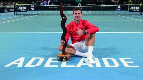 Djokovic to warm up for Australian Open in Adelaide