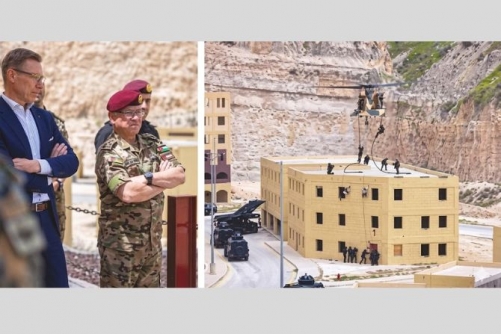 High-Level Visit to Jordan’s Special Operations Training Center 