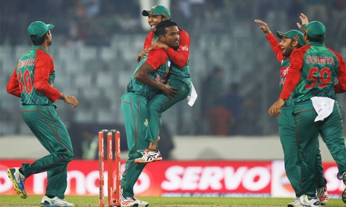 Bangladesh beat Pakistan by 5 wickets to enter Asia Cup final Bangladesh beat Pakistan by 5 wickets to enter Asia Cup final