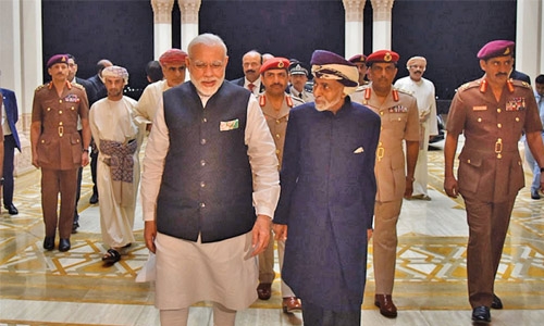 India, Oman sign eight deals India, Oman sign eight deals
