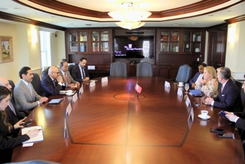 Bahraini Foreign Minister Engages in Strategic Talks at Heritage Foundation in Washington