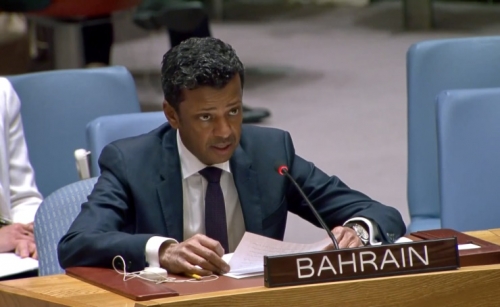 Bahrain calls for ensuring more protection to civilians in times of conflict