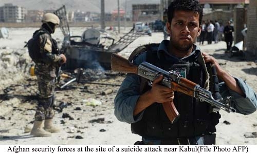 Powerful blast rocks police base in Kabul, casualties reported Powerful blast rocks police base in Kabul, casualties reported