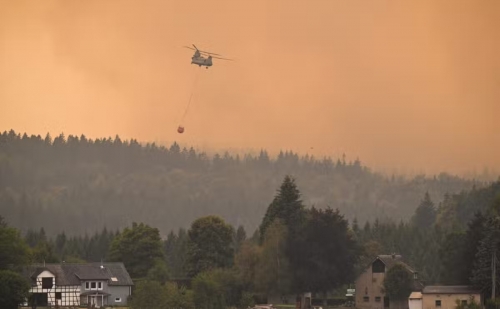 Belgium wildfire sparks partial evacuation in German border town