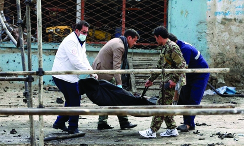 Suicide blast rocks Afghan