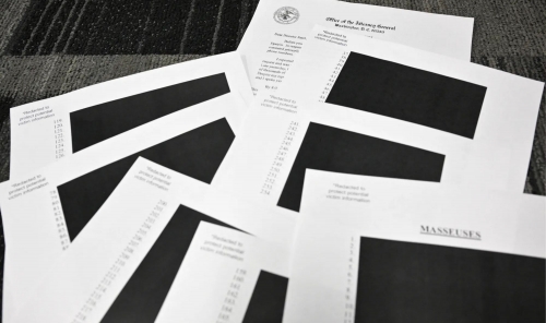 Epstein files opened: famous faces, many blacked-out pages