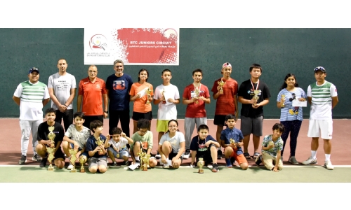 Atif, Siddiqi claim singles titles in BTC juniors tennis