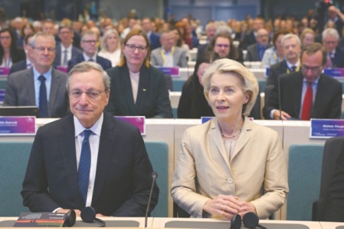 Europe must overcome divisions to become ‘genuine power’: Draghi 