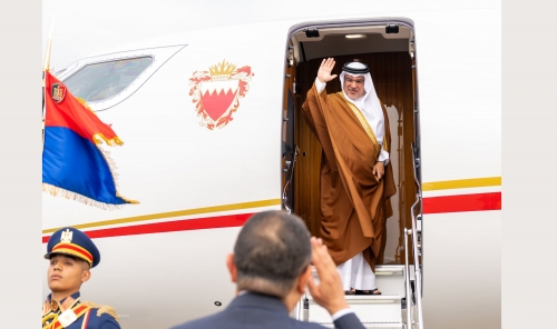 HRH the Crown Prince Leaves Egypt After Museum Inauguration